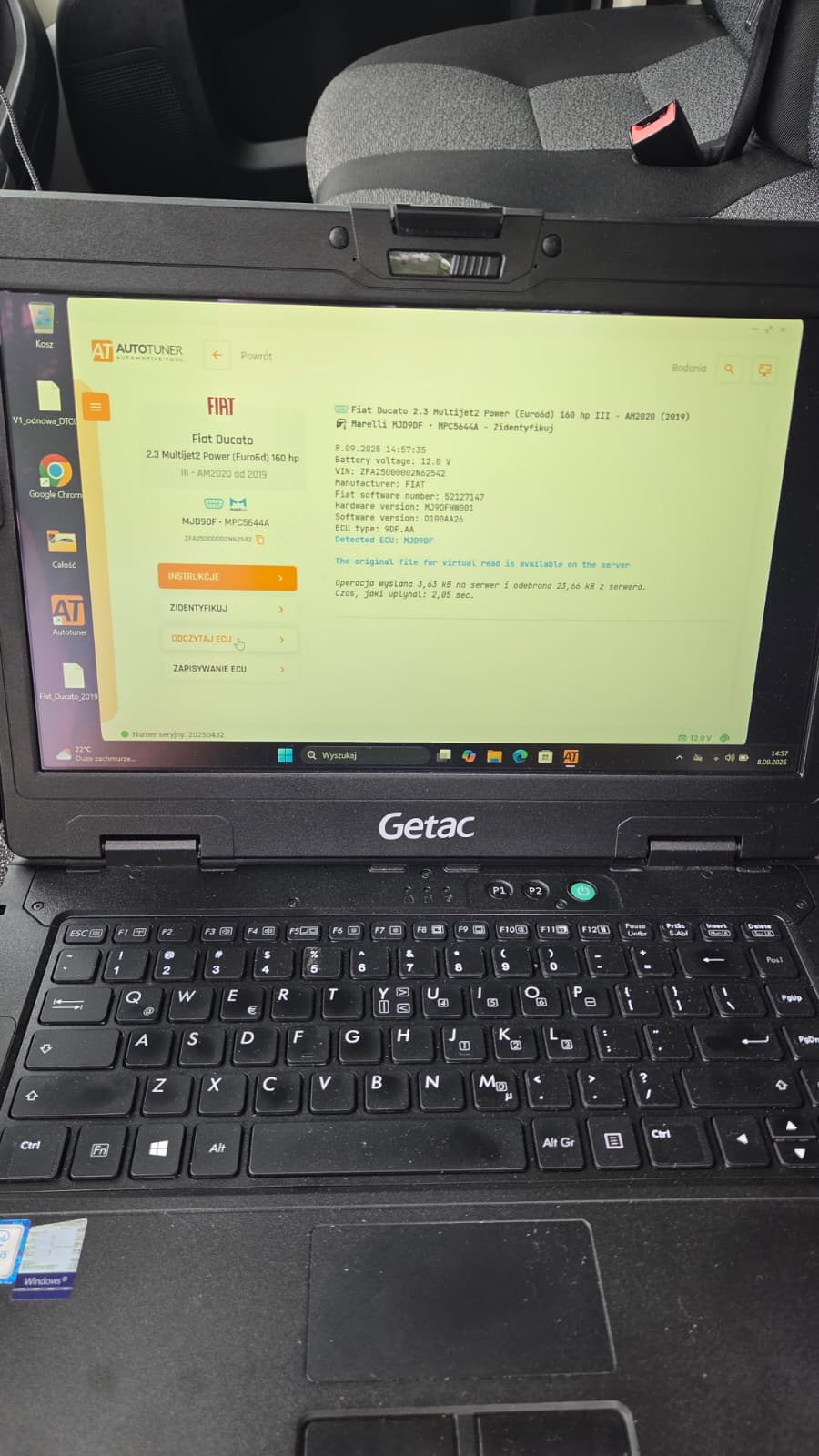 Wykodowanie Adblue Fiat Ducato